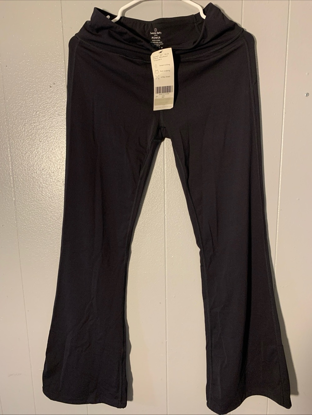 Sweaty Betty Women's Power 32 Kick Flare Workout Trousers SIZE SMALL (NEW)
